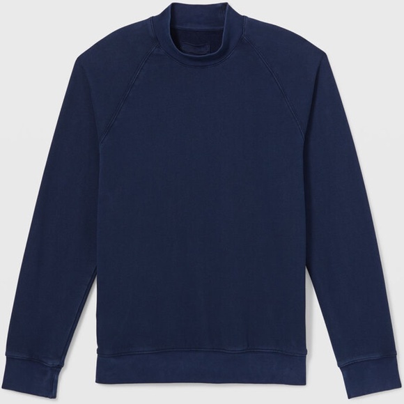 Tea Dyed Mockneck Sweater - New With Tags - NEVER WORN - Dark Navy - Picture 4 of 4